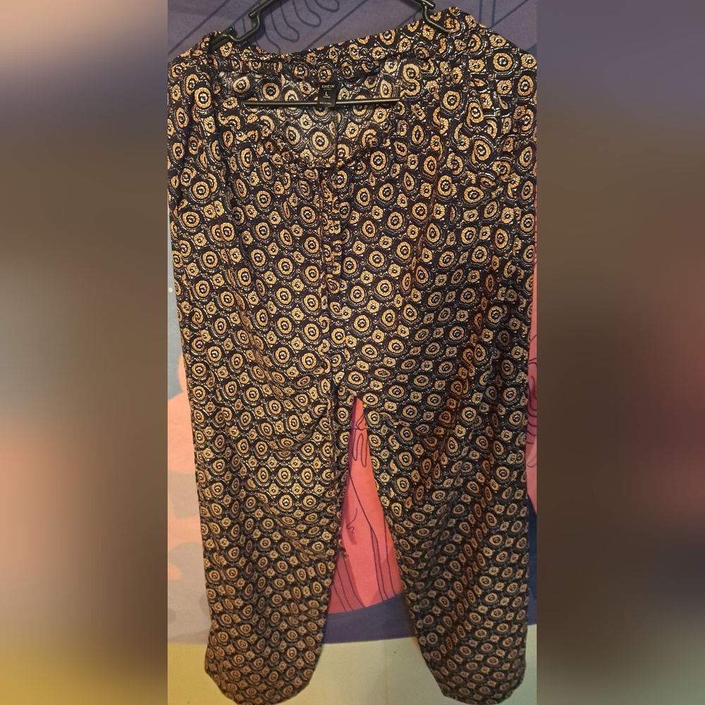 Shein Geometric Print Pants
